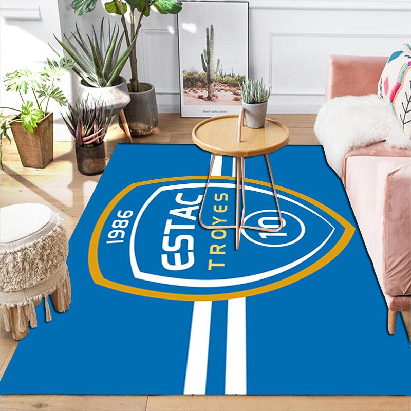 Troyes Pattern Rug Floor Mat for Living Room or Bedroom Soft and Comfortable Carpet a Gift for Birthday and Holiday.