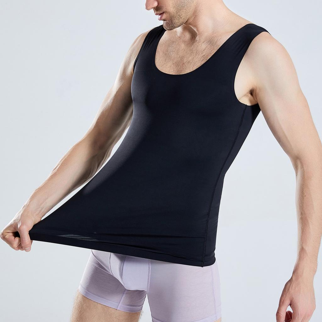 Мужской дышащий и удобный жилет для фитнеса и коррекции фигуры