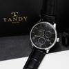 [Tandy] модные мужские кожаные часы с римскими цифрами 3 цвета, корейские популярные часы