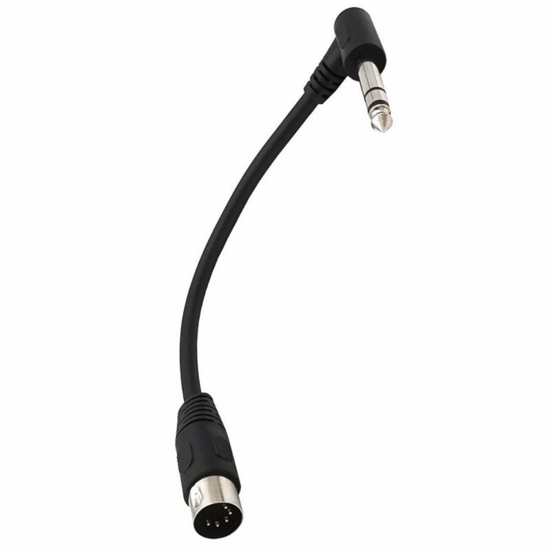 Кабель Din 5Pin на 6.35 мм Кабели с 5-контактными разъемами Din (папа) на 6.35 мм (папа) для музыкальных инструментов и звукового оборудования