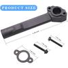 Intake Manifold Accessory 699644 For Briggs Stratton Classic Engine Models Replacement With Gaskets Reliable Long-lasting