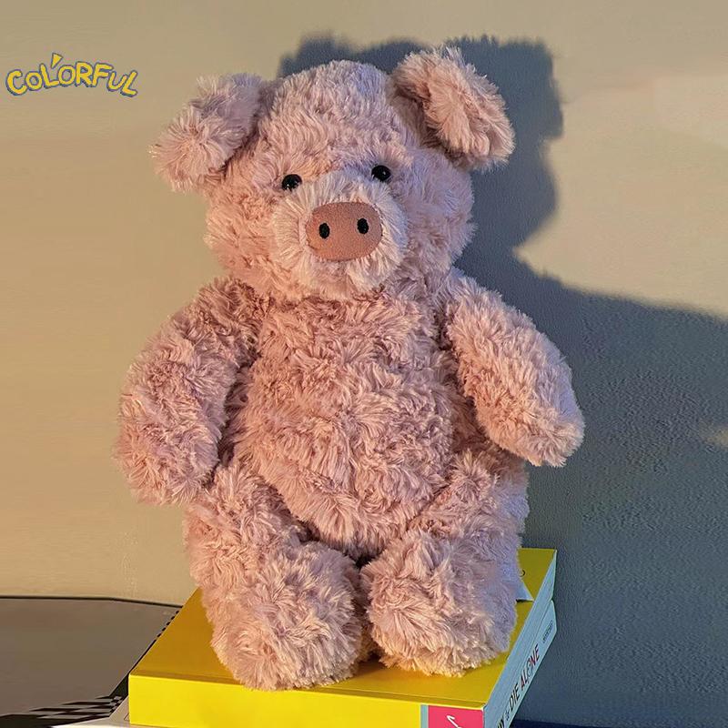 28cm Home Decoration Toy Children Birthday Gift Soft Banabus Pig Barcelona Bear Plush Stuffed Toy Cute Fur Doll Pillow Toy