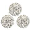 3 шт. Кристальные швейные пуговицы Пуговицы со стразами для рукоделия Обивка DIY Декор Свитер Пальто Блейзер Замена Круглый дизайн