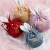 Bunny Ears Wedding Candy Bags Easter Rabbit Gift Packing Bags New Jewelry Organizer  Birthday Party