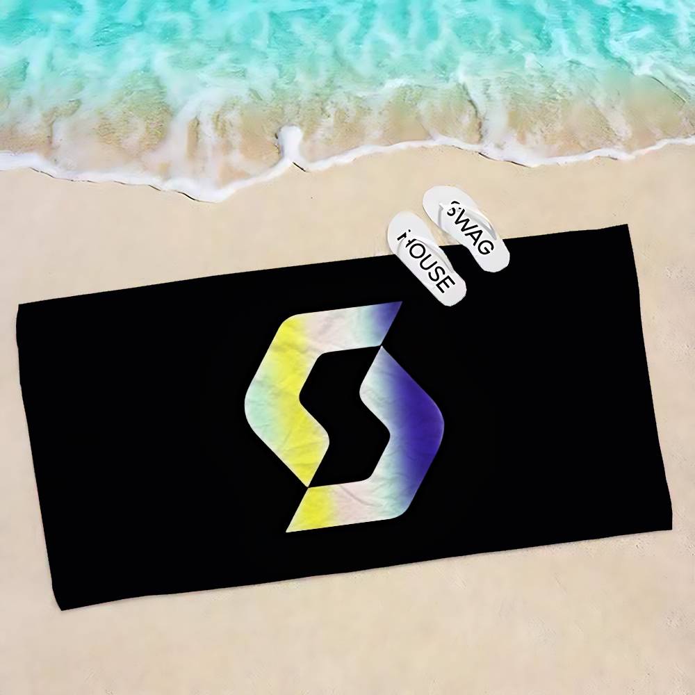 S-Scott Bike logo Microfiber Beach Towel Absorbent Quick dry Soft Yoga Swimming Resort Mountain Climbing Towel