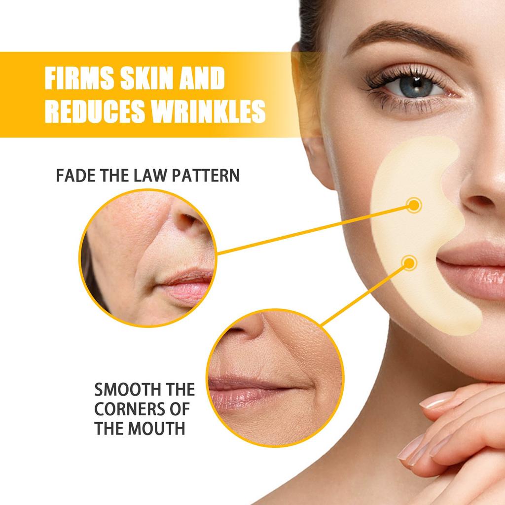 Collagen Smile Line Wrinkle Patches Facial Wrinkle Patches - Anti-wrinkle Facial Patches For Smoothing Smile Lines