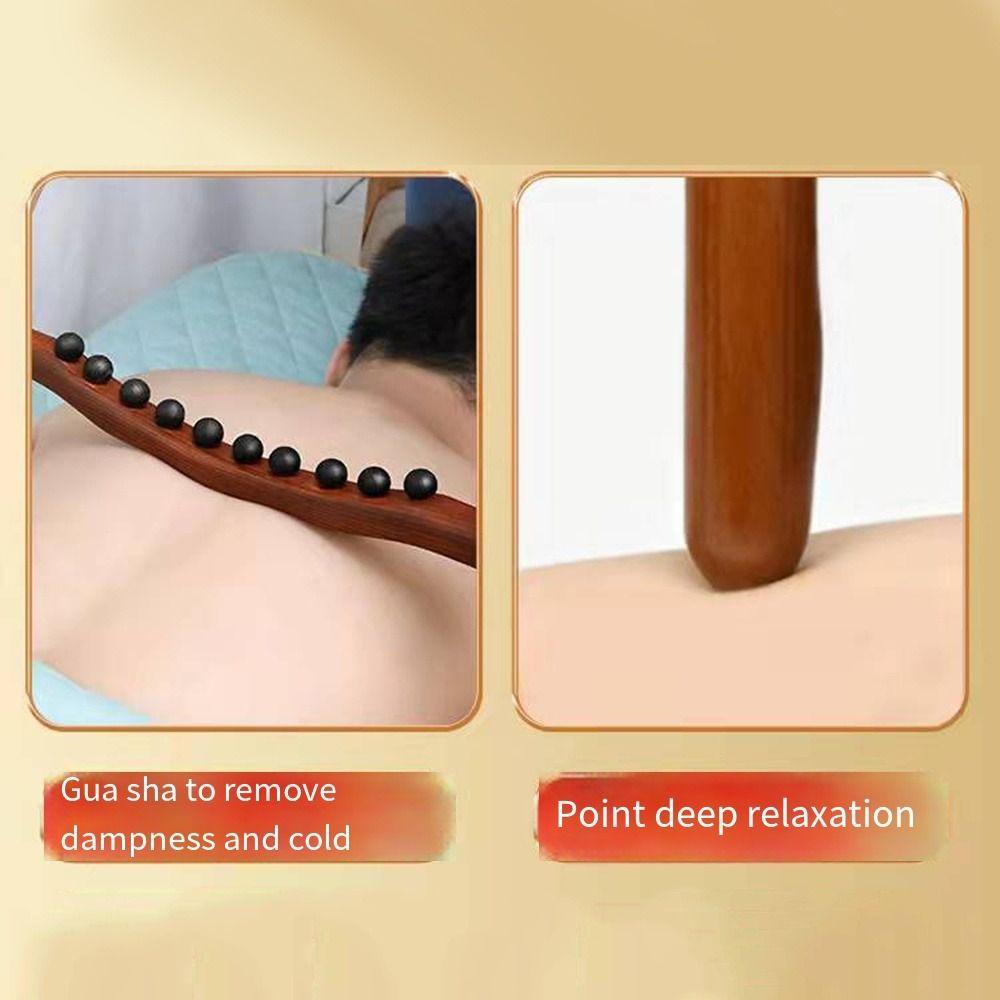 8/20/31 Beads Household Gua Sha Massage Stick  Lymphatic Drainage Tools
