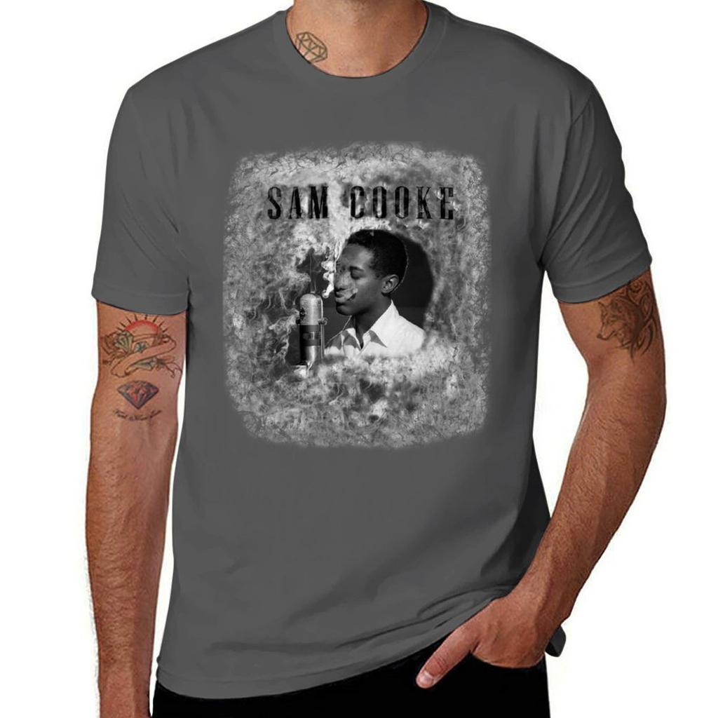 Sam Cooke Smoke Edit Tshirt Athletic Fit Sports Short Sleeve Top