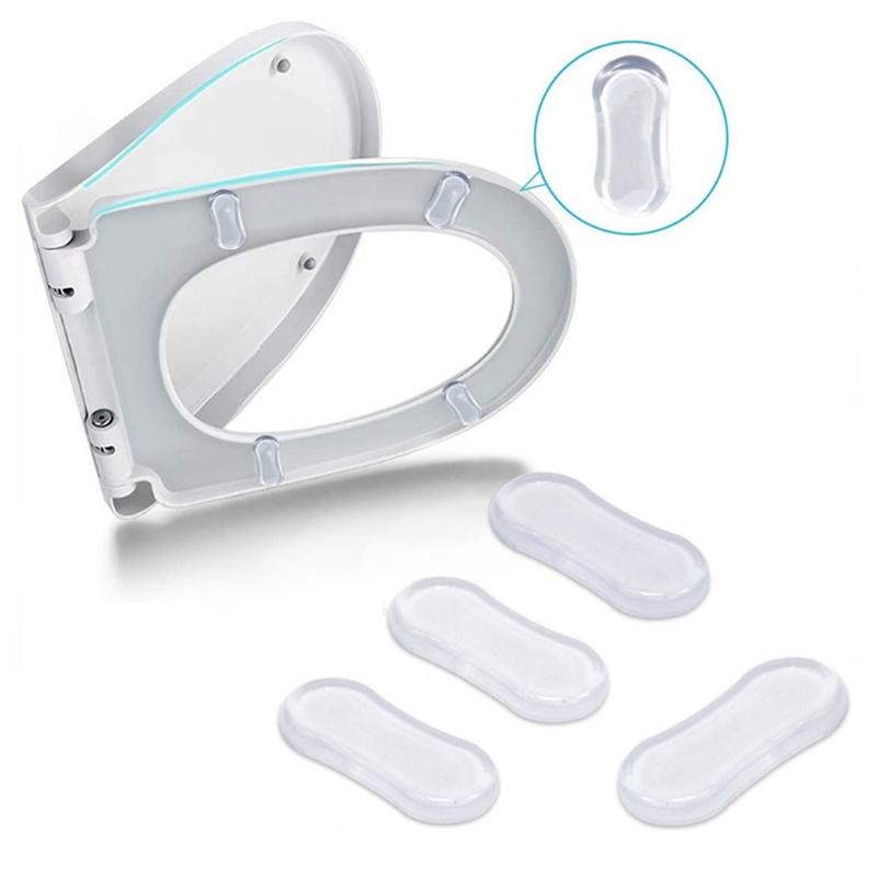 5 Pieces Toilet for Seat Bumpers Universal Toilet Lid Bumper Rubber Bumpers Self Adhesive Toilet Bumpers Used for Home H