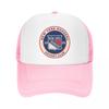 New York Hockey Fans Ranger Casual Plain Mesh Baseball Cap Adjustable Snapback Hats For Women Unisex Dad Trucker Hats