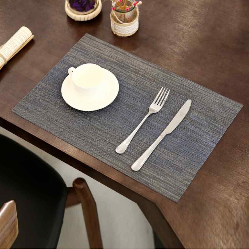PVC Quick-drying Placemats Insulation Mats Coasters Kitchen/Dining Table