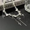 Женское ожерелье GemChic, модное, с жемчужной звездой, кисточкой, цепочкой на ключицу, женское, милое, с ключицей, подарок на день рождения, Рождество, ювелирные изделия