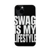Простой текстовый чехол Swag is My Life Style для iPhone 17 AIR 16 15 14 13 12 11 PRO MAX X XR XS MINI 7 8 PLUS Y2K
