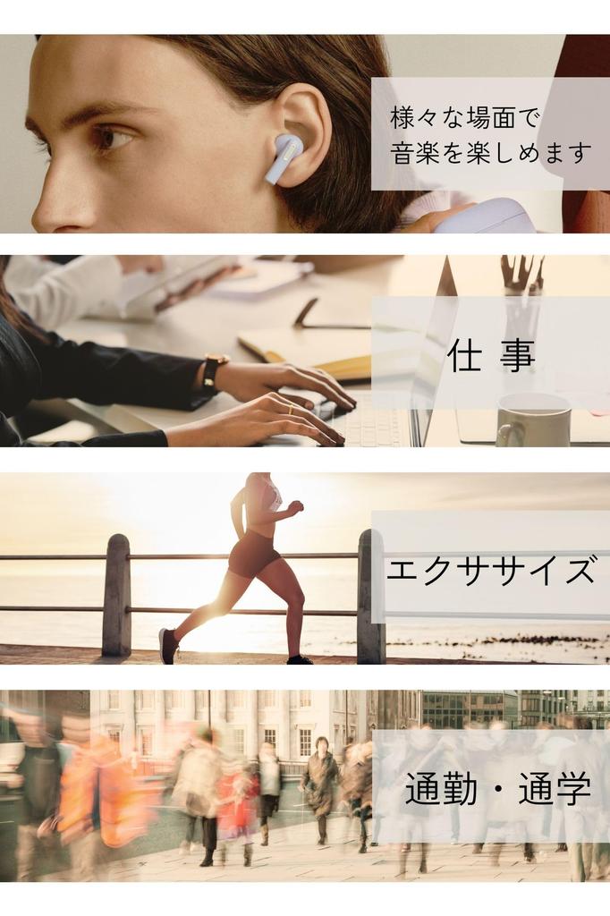 SUDIO A1 Pro Wireless Earphones Canal Type With Microphone iOS Android Compatible IPX4 Level ANC Noise Canceling (Purple) (Bluetooth5.3 / / /