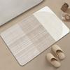 Modern Simple Non-slip Mat Household Bathroom Entrance Suction Mat Simple Line Diatom Mud Mat
