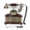 Antique Telephone Retro Old Fashioned European Corded Telephone for Home Hotel Office Decor