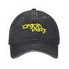 Logo Music Band Metal Baseball Cap Classic Denim Washed  Snapback Cap Unisex Style Outdoor Summer Soft Hats Cap