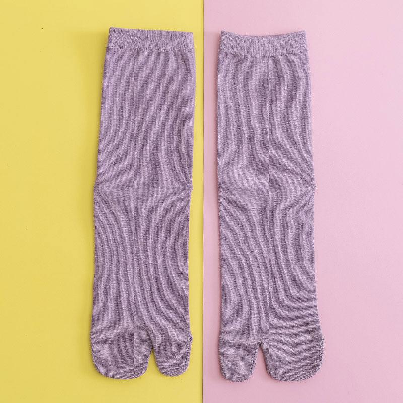 1 пара однотонных кимоно для пары, шлепанцы, носки-таби, сандалии с раздельным носком, хлопковые носки с двумя носками