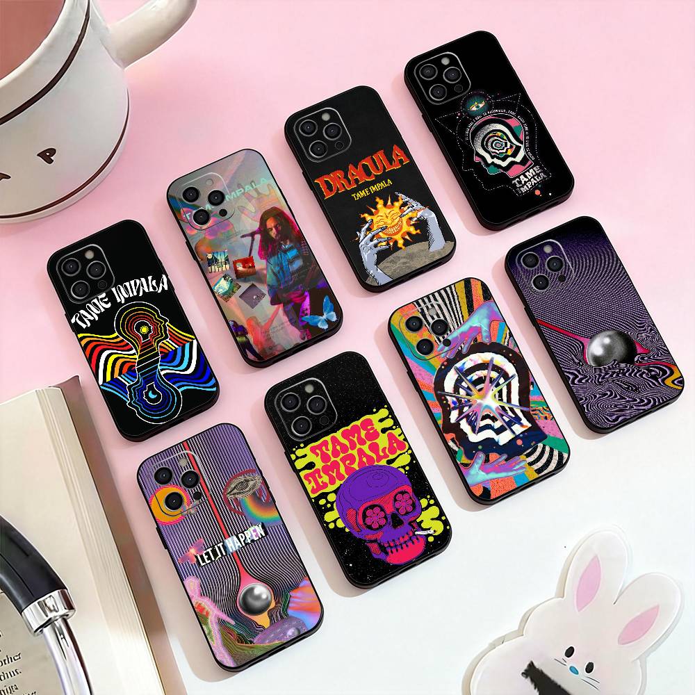 Tame Impala Band Phone Case For iPhone 17,16,15,14,13,12,11 Plus,Pro,Max,XS Silicone Soft Cover