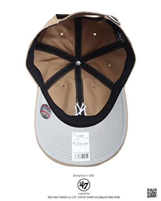 Кепка хаки Forty Seven 47 Brand New York Yankees, B-BSRNR17GWS-KH,