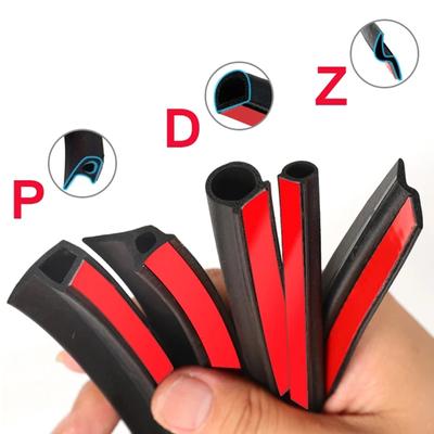 Резиновые уплотнители для дверей автомобиля ZPD-образная отделка, шумоизоляция, уплотнительная прокладка типа ZPD, резиновые полоски для автомобильных аксессуаров