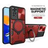 Magsafe Magnetic Camera Защитный чехол для Xiaomi Redmi Note 11 Pro 11E Pro Armor Hybrid Metal Ring Задняя крышка для Note 11s 11A