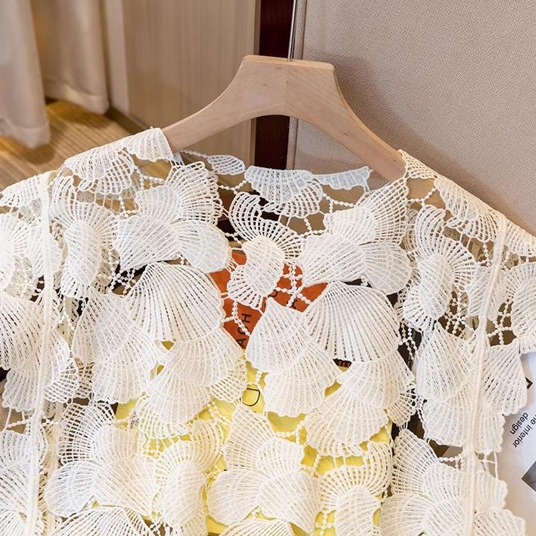 DIMANAF 2025 Новая Летняя Женская Майка Футболка Без Рукавов Базовые Топы Кружевные Футболки Повседневные Свободные Футболки