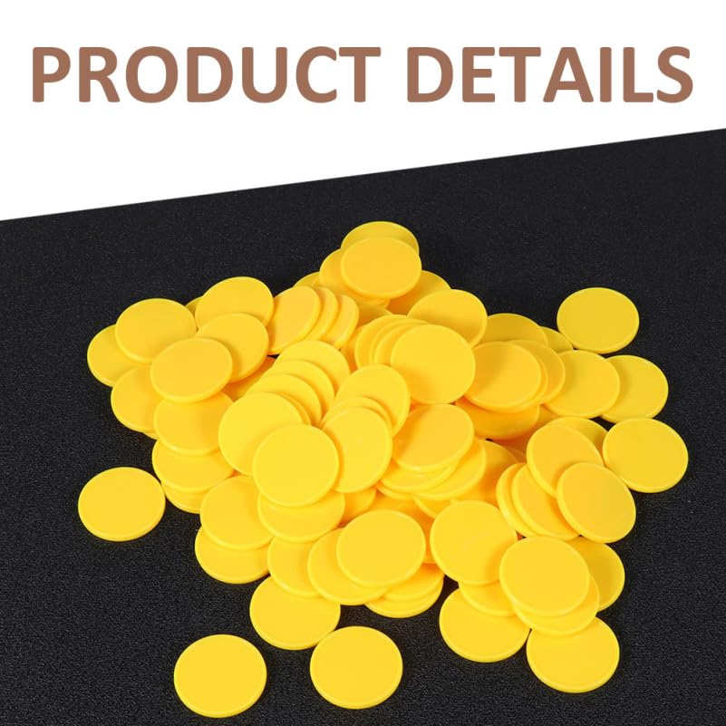 TOYANDONA Считальные фишки, Набор из 400 штук, 4 цвета, Пластиковые шарики, Обучение математике, Монеты, Фишки, Награды, Жетоны, Медали, Цифры, Счет,