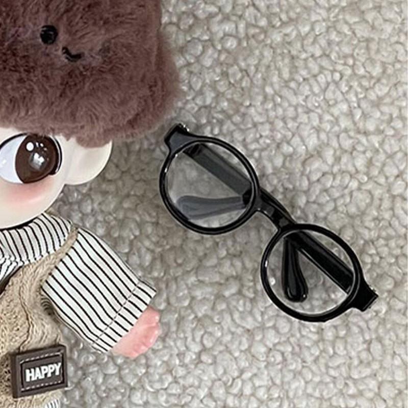 15cm Dimoo Animal Kingdom Series Doll Outfit Set - British Style Shirt Jeans Glasses Accessory Collectible Vinyl Figure