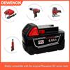 Совместимая 10-ядерная силовая дрель Milwaukee M18 18В, электрическая дрель, перезаряжаемая литиевая батарея 18650, большая емкость
