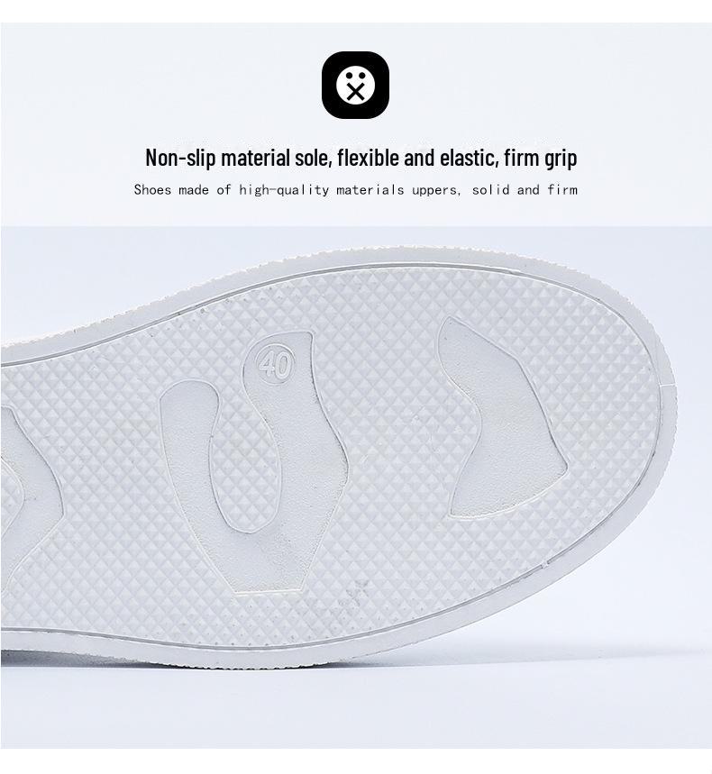 Модные мужские белые весенние кроссовки — универсальные, водонепроницаемые, с мягкой подошвой, в корейском повседневном стиле и стиле скейтбординга.