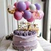 10pcs 5 Inch Balloon Cake Topper Confetti Balloon Birthday Party Dessert Decoration Baby Shower Wedding Decor Cake Supplies