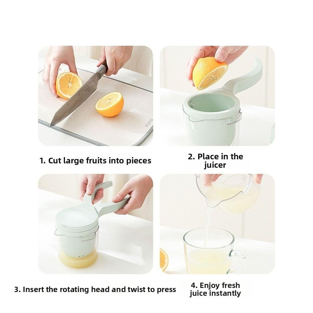 Effort-saving Fruit Press Tool Portable Design Lemon Press Lemon Squeezer  Outdoor Travel