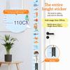 Self-adhesive Child Growth Chart Waterproof Height Measuring Tape Growth Chart Sticker  Home Use