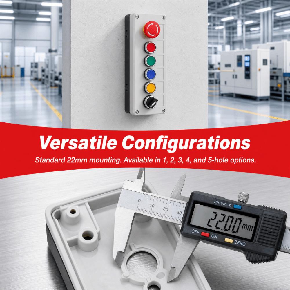 Self-resetting Function Start Stop Button Box Industrial Push Button Box Industrial Use