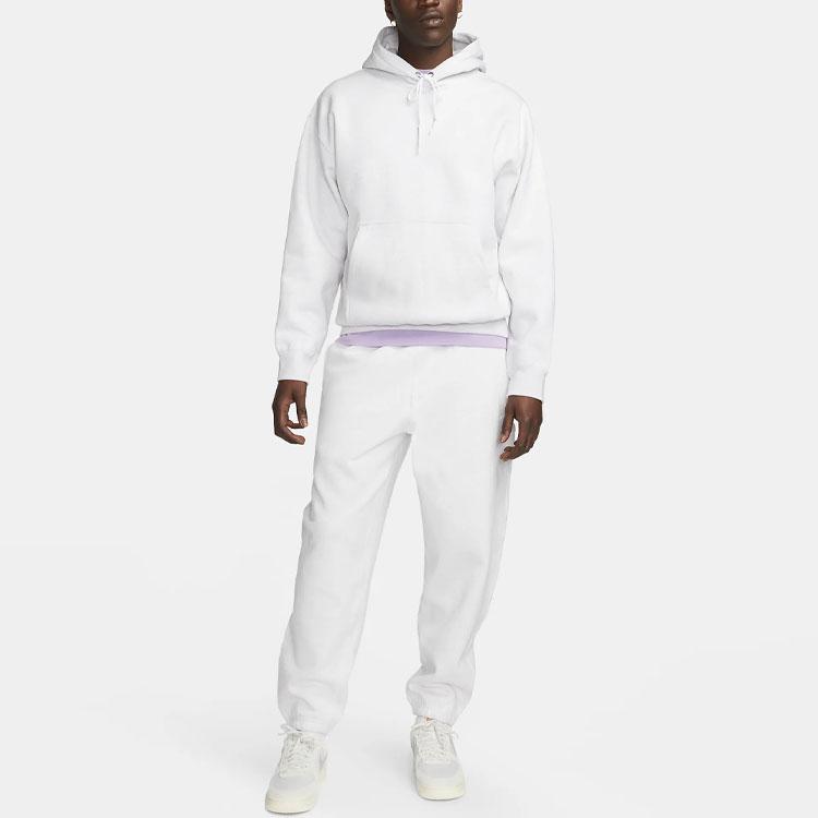 Nike Толстовка с капюшоном Solo Swoosh Fleece Birch Heather для мужчин в уличном стиле DX1355-051