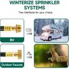 16.9" RV Winterizing Kit, RV Water Blowout, For Camper, Sprinkler Systems, Boat, Motorhome Systems, Ship, Air Compressor Quick Connect Plug To 3/4"