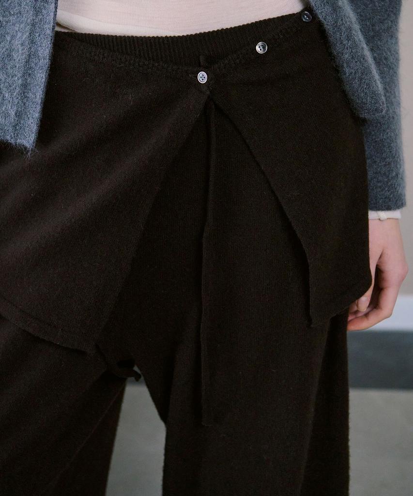 AHWE Wool Knit Pants_Brown