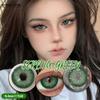 Eyeshare Natural Colored Contact Lenses Green Eye Gray Contact Gray Lenses Green Eye Lens Beautiful Pupils Colored Contacts