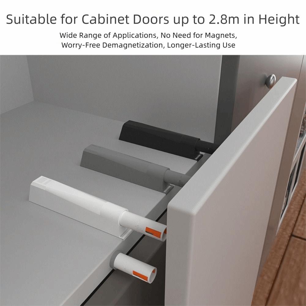 Пластиковый доводчик для дверцы шкафа Устройство отскока Нажимной механизм Открывание касанием Демпфер Мягкое закрывание Дверные доводчики Невидимая ручка Защелки для шкафа