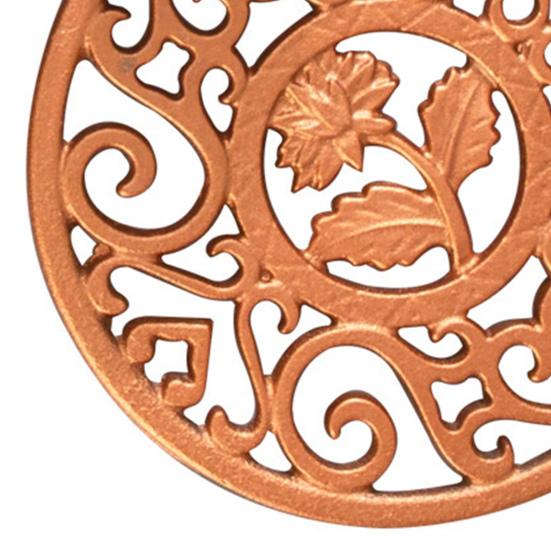 Чугунная подставка под горячее, нескользящая, теплоизолирующая прокладка для защиты столовой посуды, многоцелевой кухонный коврик, аксессуар для чайника и декор обеденного стола