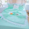 3 шт./компл. кружевное летнее прохладное одеяло в корейской версии, моющийся хлопок, летние одеяла, которые можно стирать в машине, одеяло с кондиционером для двух человек