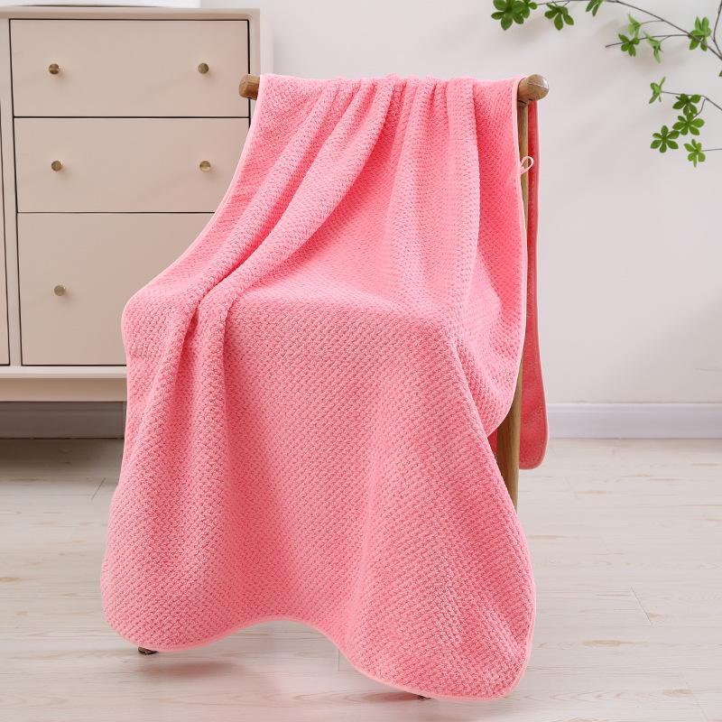 Индивидуально вышитое утолщенное полотенце из кораллового флиса: Впитывающее полотенце для ванны, фитнеса и бассейна