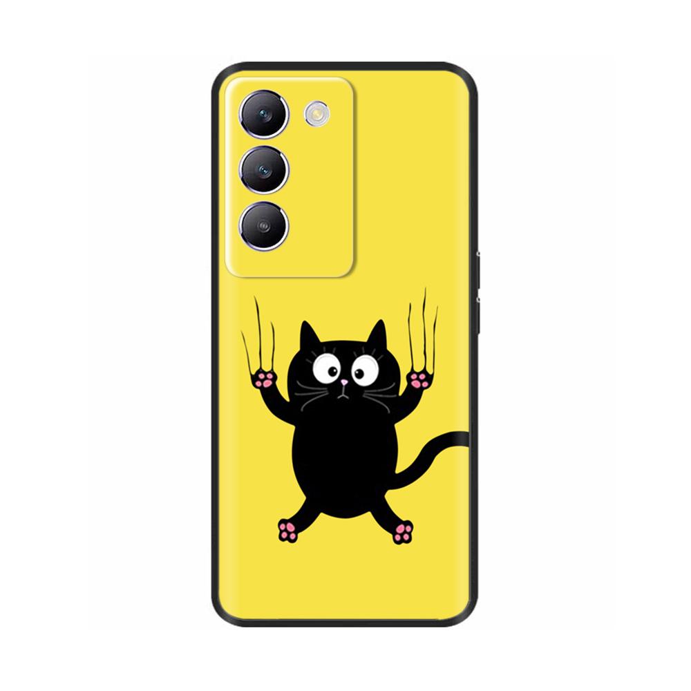 For Vivo V30 V40 SE Phone Case Shockproof Silicone Soft Bumper Cases For Vivo V40 SE V30 SE Luxury Painted Protection Back Cover