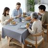 Simple PVC Tablecloth Oil Resistant Square Table Cover Waterproof Tablecloth  Home Decor