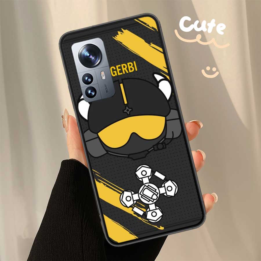 Game Rainbow S-Six S-Siege Clear Phone For Xiaomi Poco X7 X6 X5 F6 F5 F7 Mi 14 Ultra 15 13 12 12X 12T 11T 10T Pro 11i 10 Lite Co