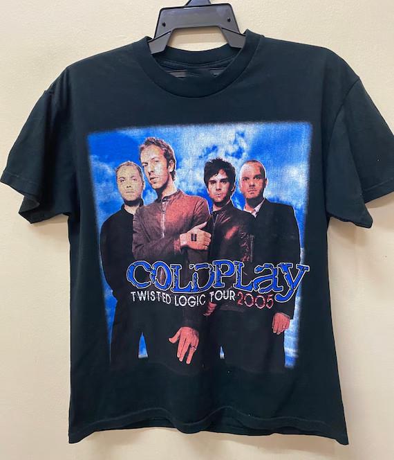 Coldplay Twisted Logic Tour 2005 Shirt Black Unisex S-5XL EM0618