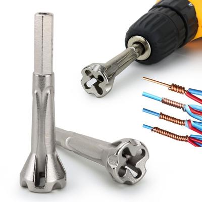 2,5-4/4-6 квадратный универсальный инструмент для скручивания проводов, электрический кабель, быстрый разъем, автоматический поворот, 5 инструментов для зачистки проводов, Twister