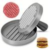 Hamburger Press 4.5" Non-Stick Patty Maker with 100 Wax Papers Heavy Duty Meatball Press for BBQ Veggie Burgers