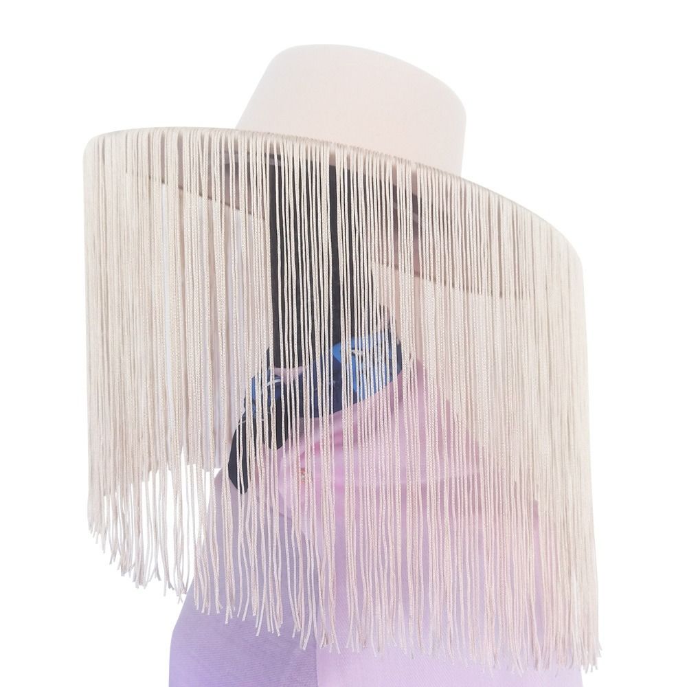 Ретро Шляпа с Широкими Полями из Шерстяного Фетра Дышащая Повседневная Кепка с Кисточками Вечеринка Джазовая Шляпа Для Мужчин Женщин